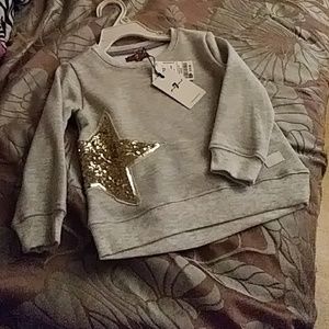 Gray toddler sweater